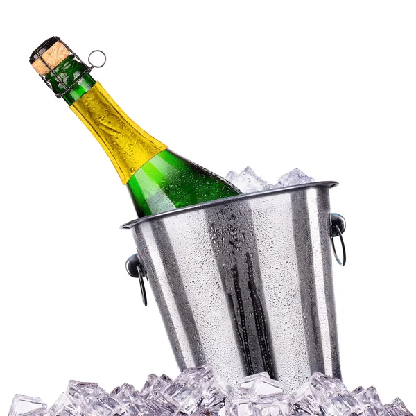 Lyxig champagne samling isolerade — Stockfoto