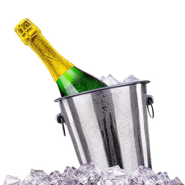 Luxus-Champagner-Kollektion isoliert — Stockfoto