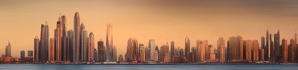Краси Панорама Dubai marina. ОАЕ — стокове фото
