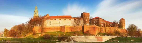 Royal castle of the Polish kings on the Wawel hill, Kwakow, Poland — Stock Photo, Image