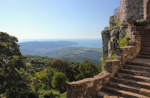 Vista desde el castillo de Socerb, Eslovenia — Foto de Stock