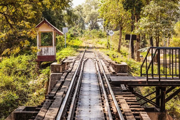 Fin du pont sur la rivière Kwai — Photo