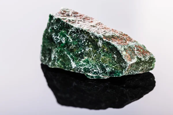 Fuchsite кам'яний макросу — стокове фото