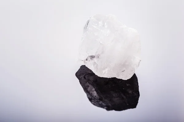 Cristal de rocha macro — Fotografia de Stock