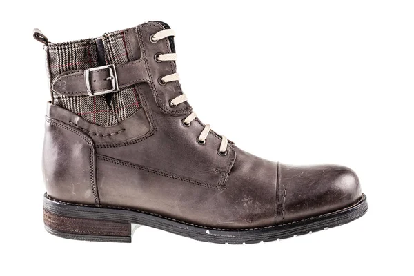 Leder bruin boot — Stockfoto