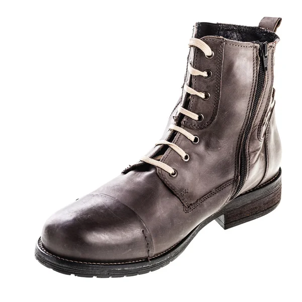 Mode homme marron bottines avant — Photo