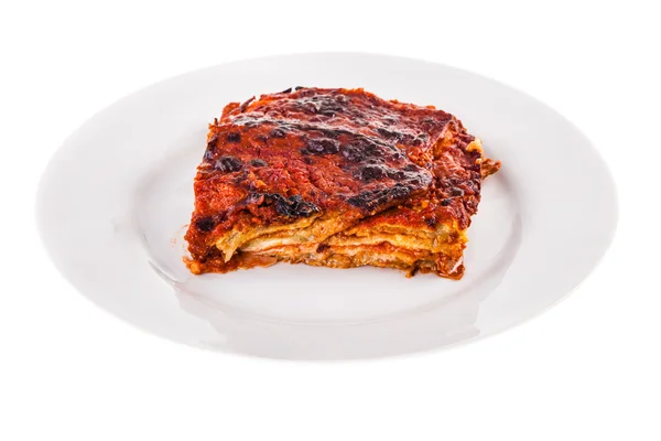 Parmigiana in un piatto — Foto Stock