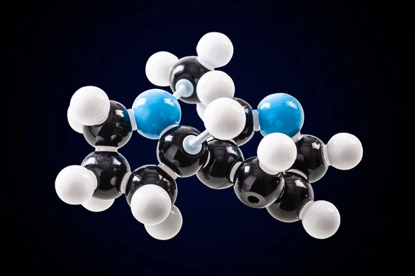 Никотиновая молекулярная структура — стоковое фото