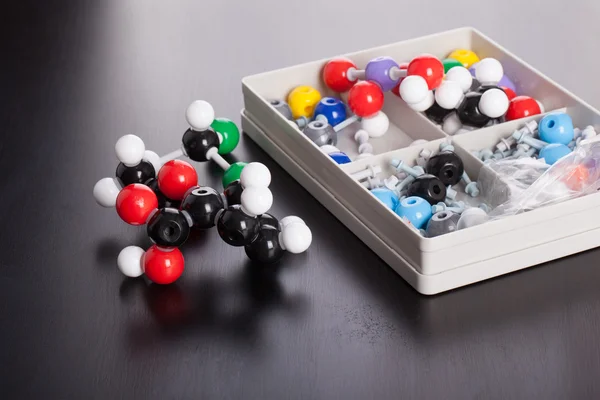 Plastic molecular structure modeling kit — Stock Photo, Image