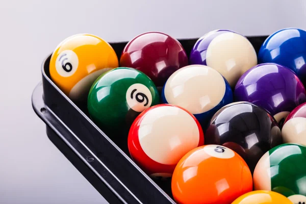 Billiard balls detail — Stock Photo, Image