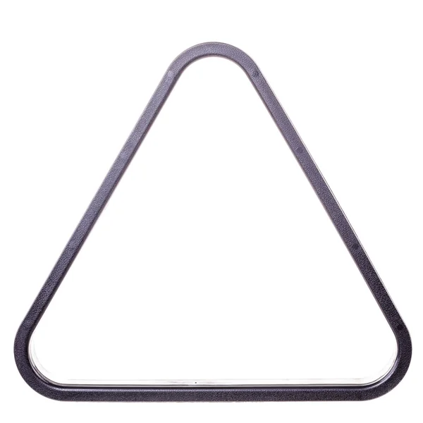 Triangle de piscine sur blanc Image En Vente