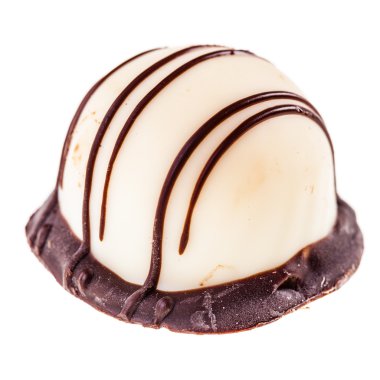 Küçük süt pralin beyaz