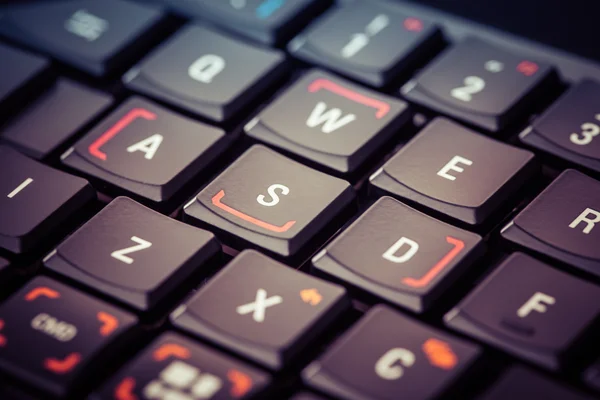 Gaming keyboard macro detail — Stock Photo, Image