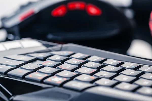 Teclado de juego y ratón — Foto de Stock