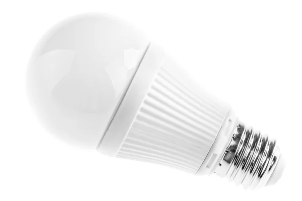 Ampoule LED sur blanc — Photo