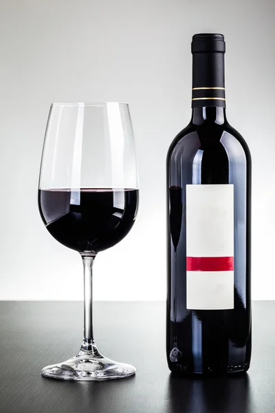 Red wine mockup — Stock Photo, Image