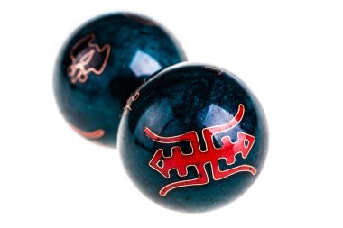Chinese Baoding balls clipart
