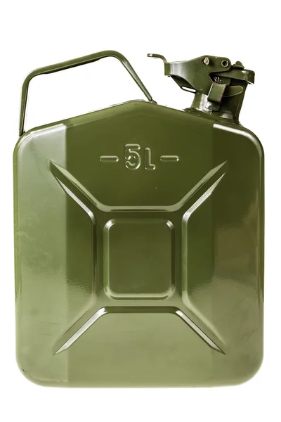 Groene jerrycan — Stockfoto