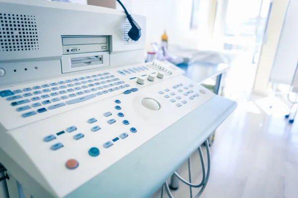 Painel de controle de ultrassonografia — Fotografia de Stock