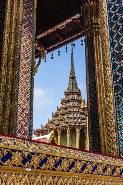 Piękno Wat Phra Kaew w Bangkoku — Zdjęcie stockowe