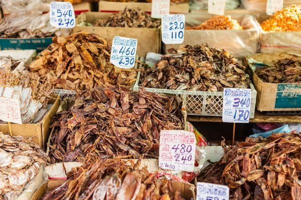 Сушеные морепродукты Таиланда — стоковое фото