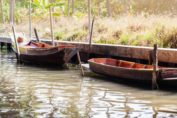 Moored boats — Stock Photo, Image