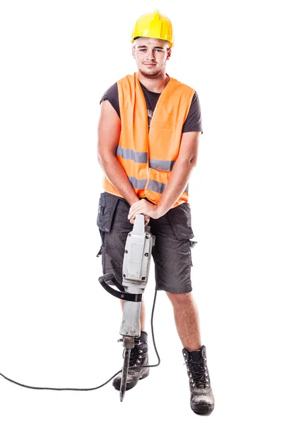 Young Road Worker — Stock Photo, Image