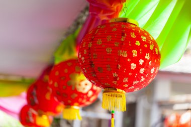 kırmızı Çin feneri.