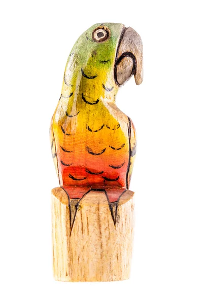 Houten parrot — Stockfoto