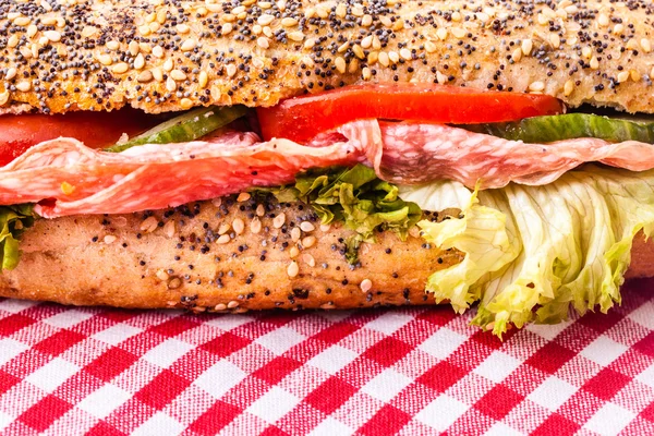 Deli style sandwich — Stock Photo, Image