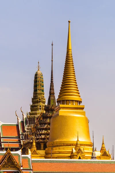 Wat phra kaew panoramę — Zdjęcie stockowe