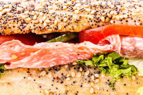Sub sandwich macro — Stock Photo, Image