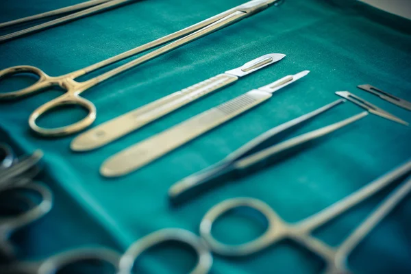 Scary surgery instruments — Stock Photo, Image