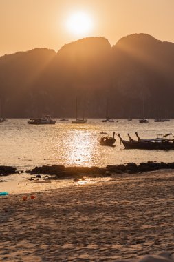 Canlı Island günbatımı