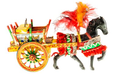 Sicilya folkloristic at arabası