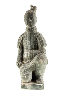 Çinli bir Xian terracotta savaşçısı