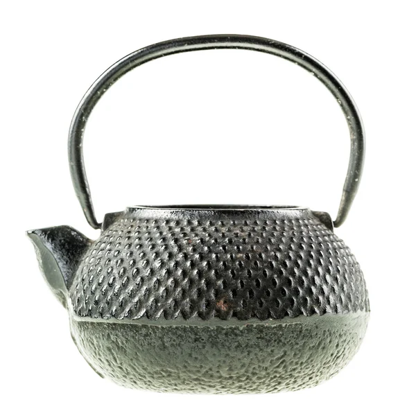 Japanese metal teapot — Stock Photo, Image