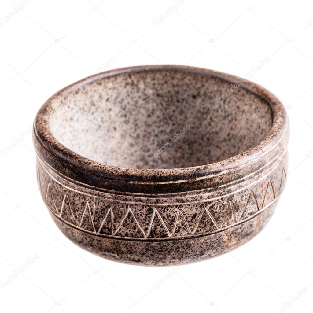 ancient stone bowl