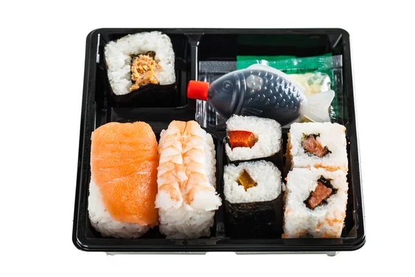 Caixa de sushi — Fotografia de Stock