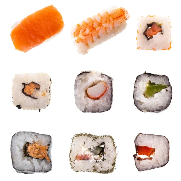 Collezione sushi top — Foto Stock