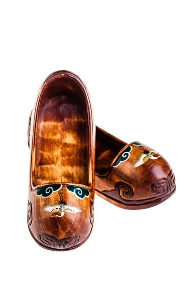 Sapatos de madeira — Fotografia de Stock