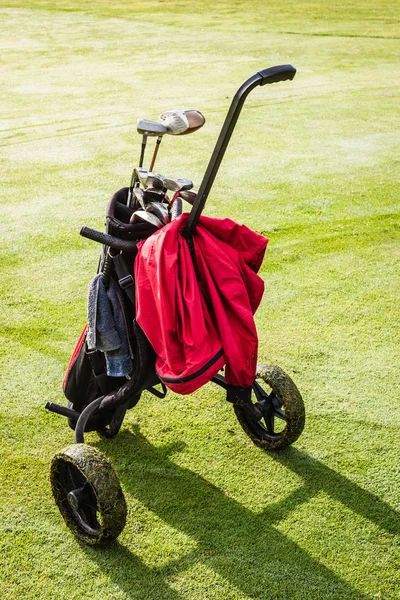Carrinho de saco de golfe — Fotografia de Stock