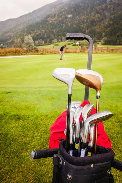 Оборудование для гольфа — стоковое фото