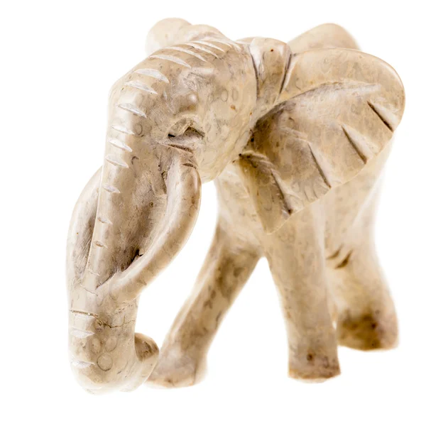 Patung gajah marmer — Stok Foto