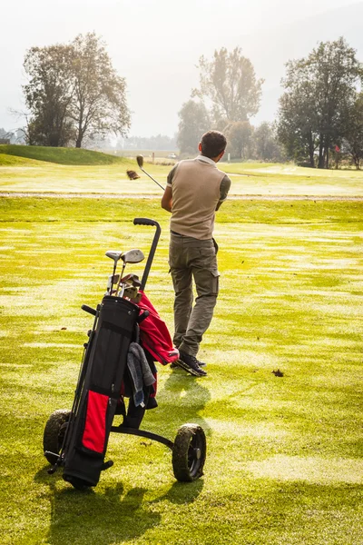 Tiro de golfe — Fotografia de Stock