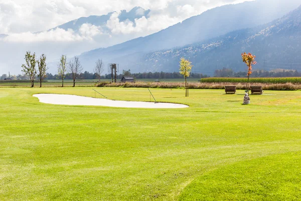 Österrike golfbana — Stockfoto
