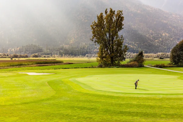 Putting green praktijk — Stockfoto