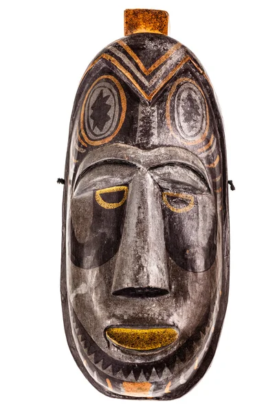 Maschera di legno africano — Foto Stock