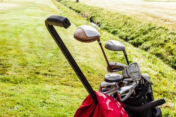 Conjunto de clubes de golfe — Fotografia de Stock