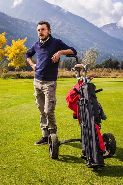 Jogador de golfe profissional — Fotografia de Stock